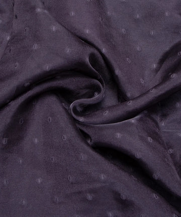 Black Dobby Plain Organza Fabric